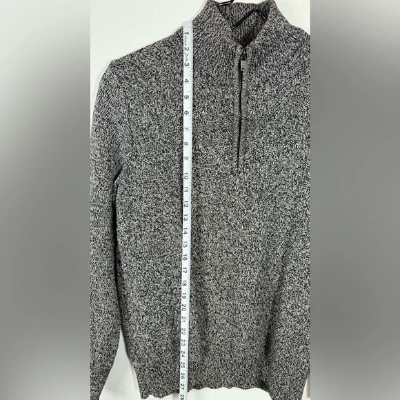 Calvin Klein Jeans Charcoal Zip-Up Sweater - Picture 6 of 9